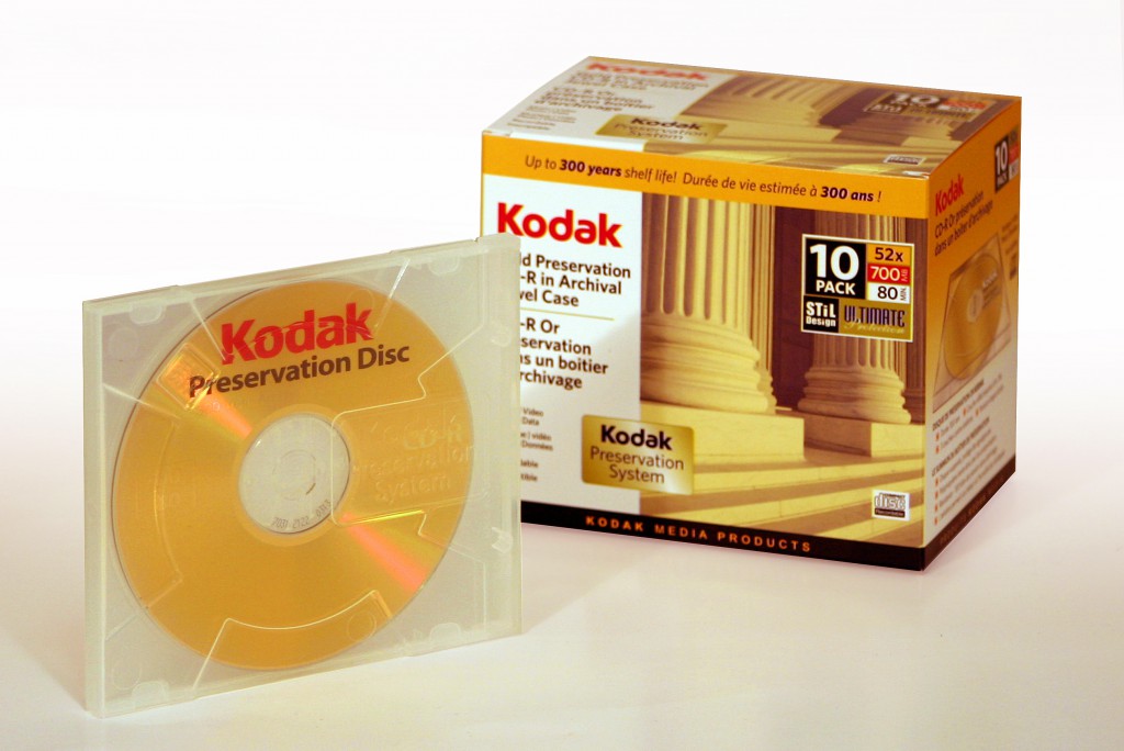 Kodak Gold Preservation System CD R DVD R Stil Casing